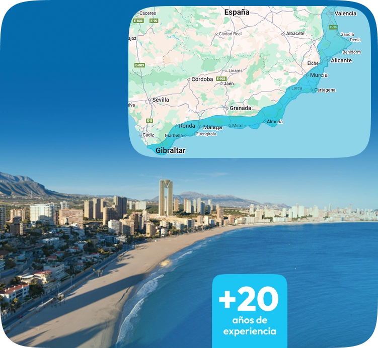 Areas we cover - map